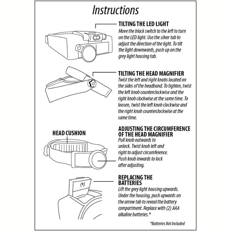 HEAD VISOR MAGNIFIER 5333